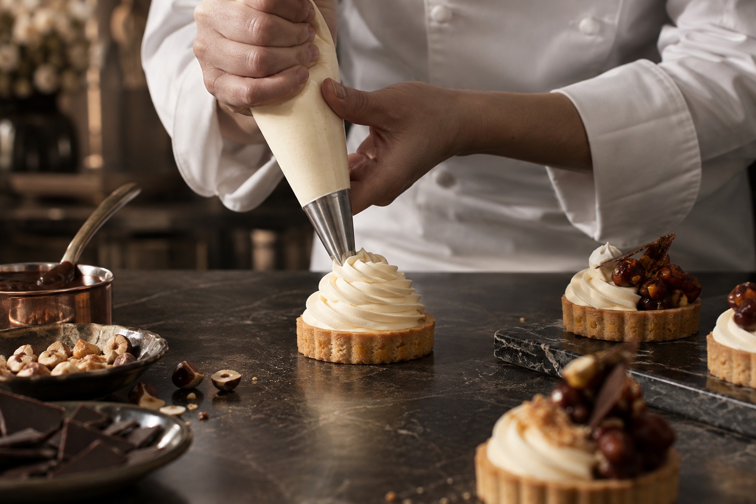 Geste de pâtisserie, illustration