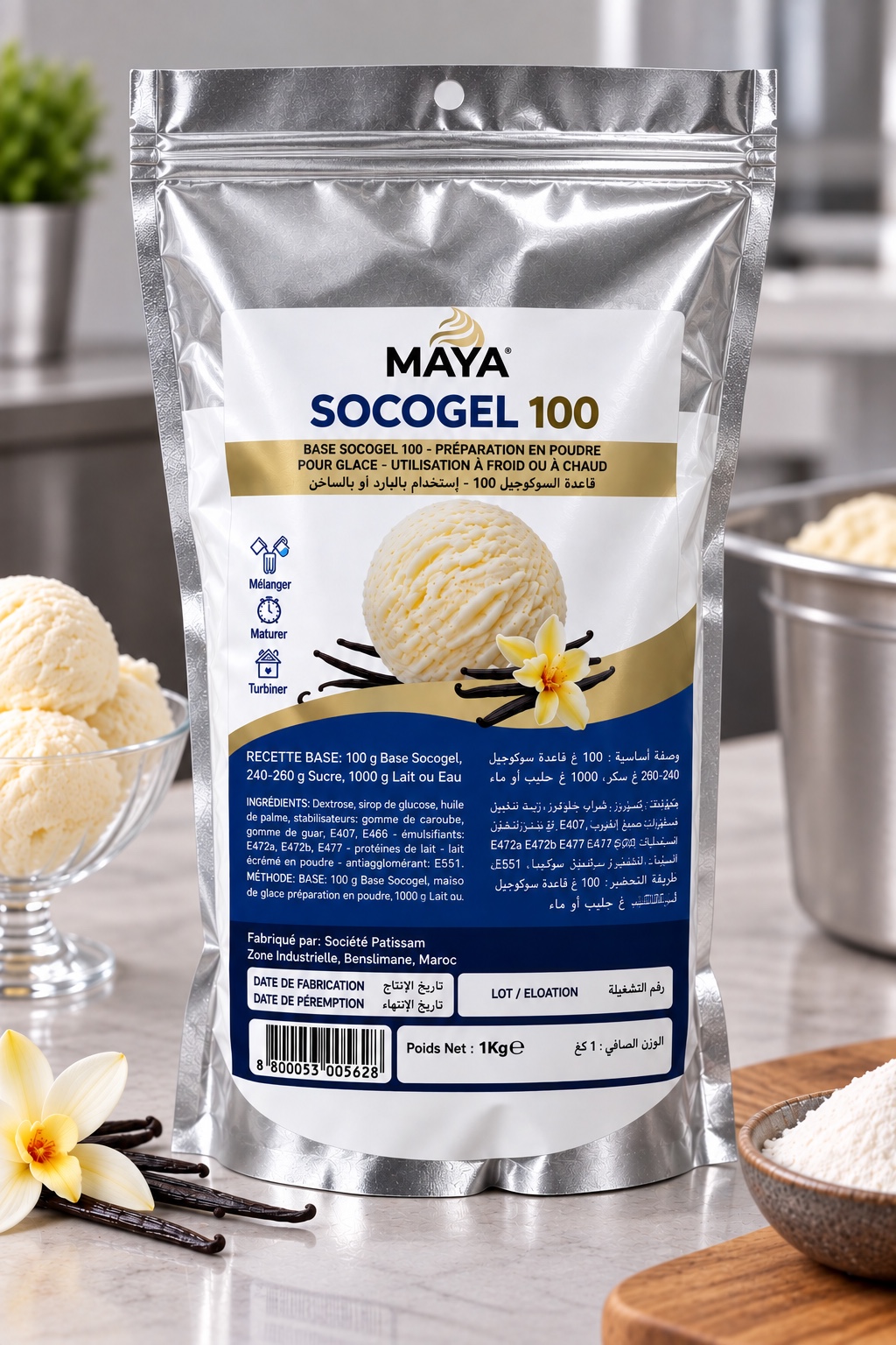 SOCOGEL 100 — Base pour glace