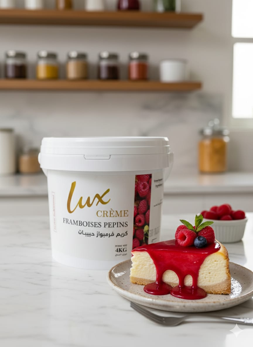 Crème Lux Framboise avec pépins